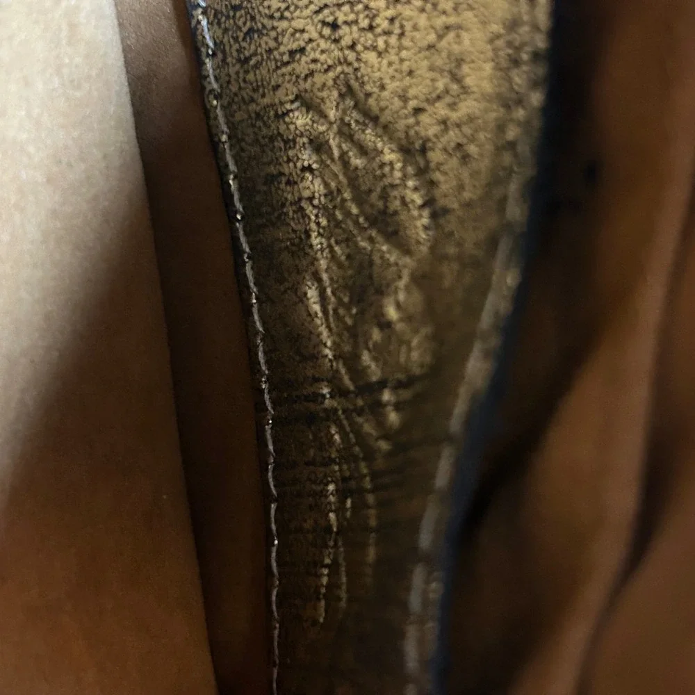 Patricia Nash‎ Cassini wristlet in metallic tooled leather Embossed Gold